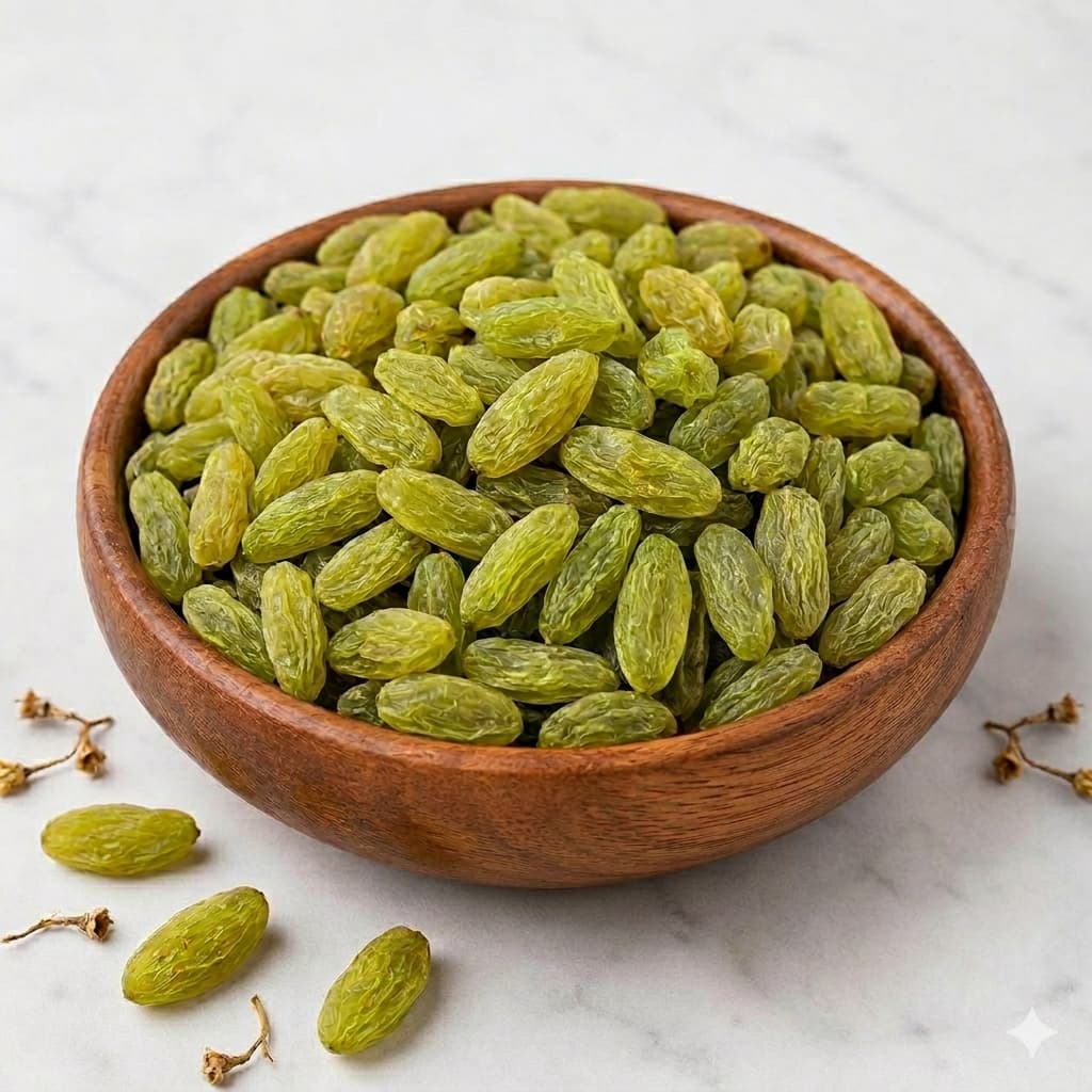Lotus Mart Premium Seedless Green Raisins 500g