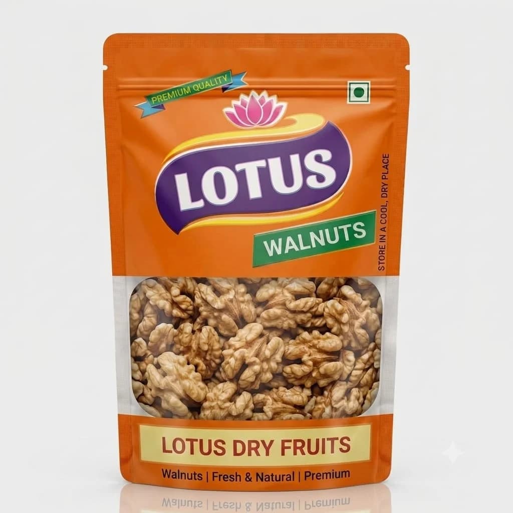 Lotus mart Walnut Kernels 250gm, Walnuts without Shell medium , , Natural Kashmiri Walnut
